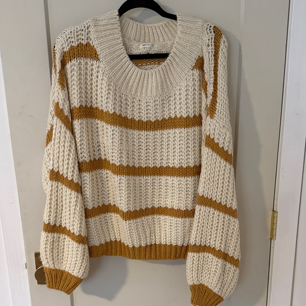 Chunky Knit Striped Sweater